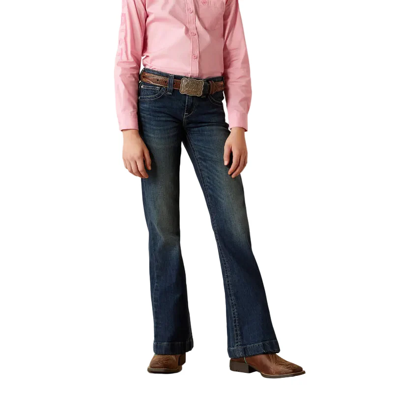 Ariat Girl's Elsie Trouser Jeans - Pacific