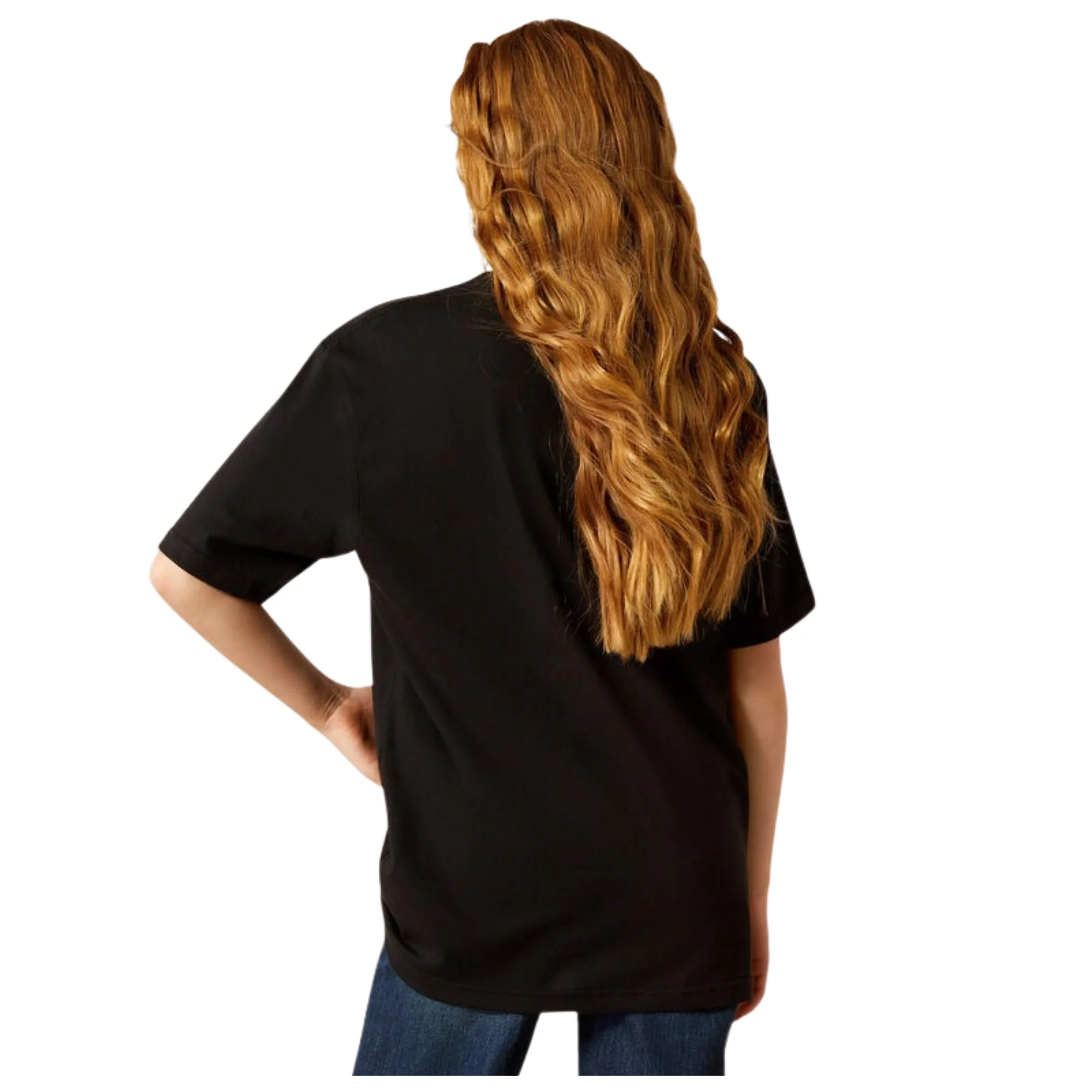 Ariat Girl's Established Boot Co T-Shirt - Black - Image 4