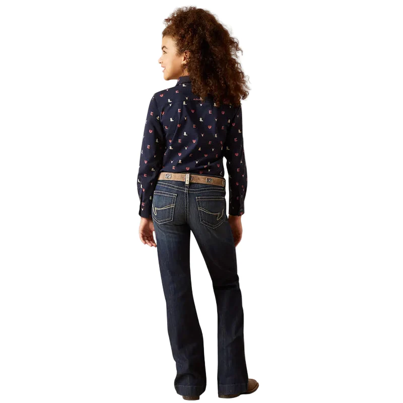 **Ariat Girl's REAL Selma Trouser Jeans - Naomi - Image 2