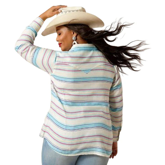 Ariat Women's Long Sleeve Striped Shirt - Rica Jacquard - Image 4