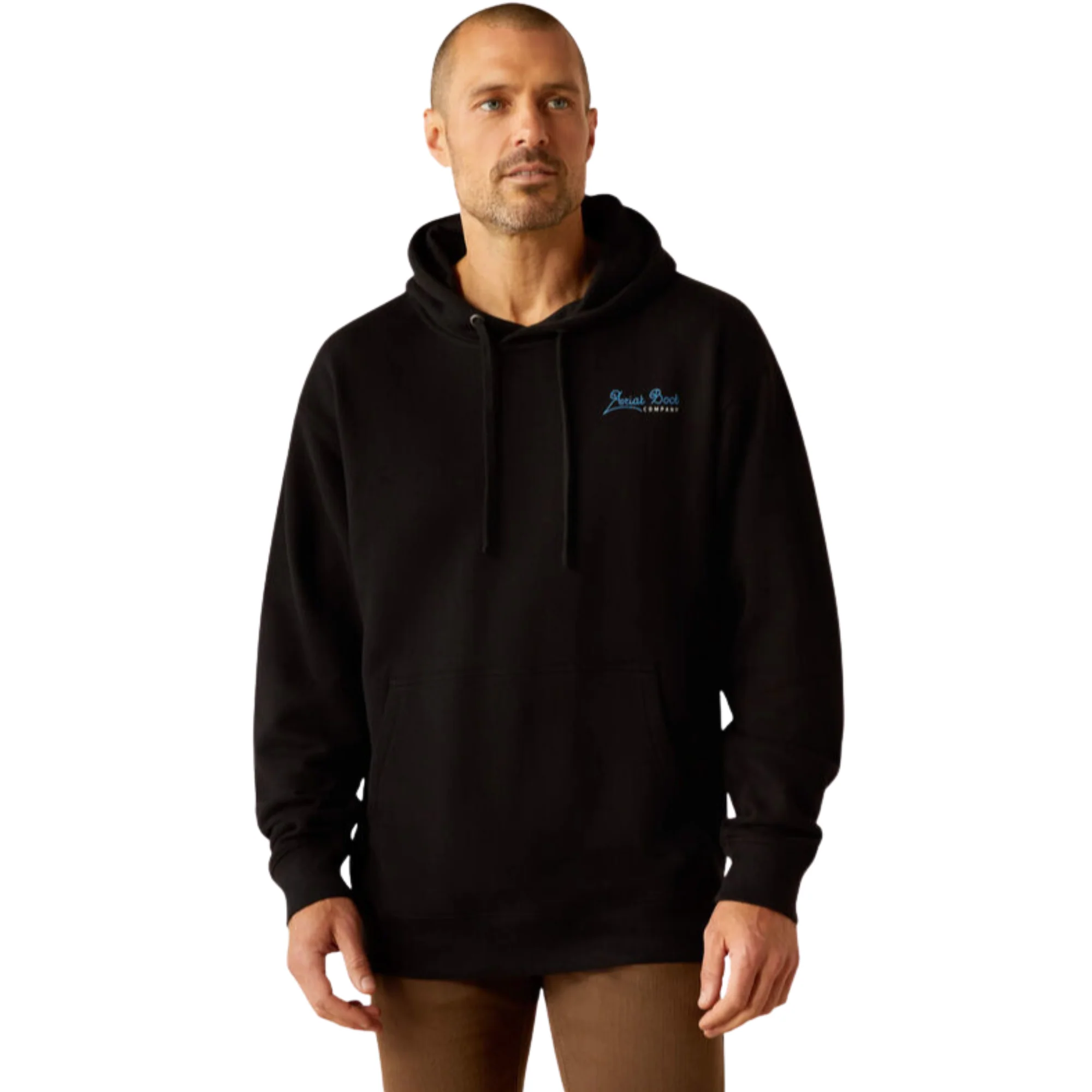 Ariat Men's Sugar Skull Hoodie - Black - Image 2