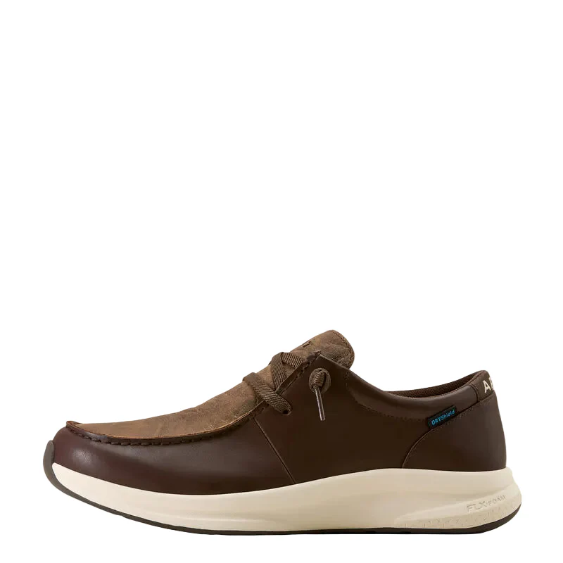 Ariat Men's Buckeye Waterproof Shoe - Mocha/Chocolate - Image 2