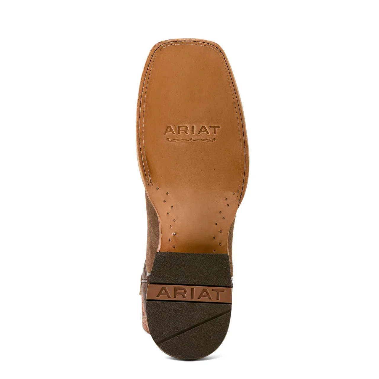 Ariat Men's Circuit Gritty Suede Cowboy Boot- Ranch Brown - Image 4