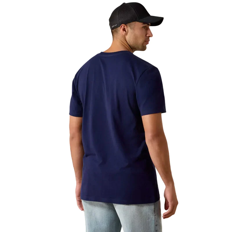 Ariat Men's Clena Southsense Icon Short Sleeve Classic Fit Tee Shirt- - Image 2