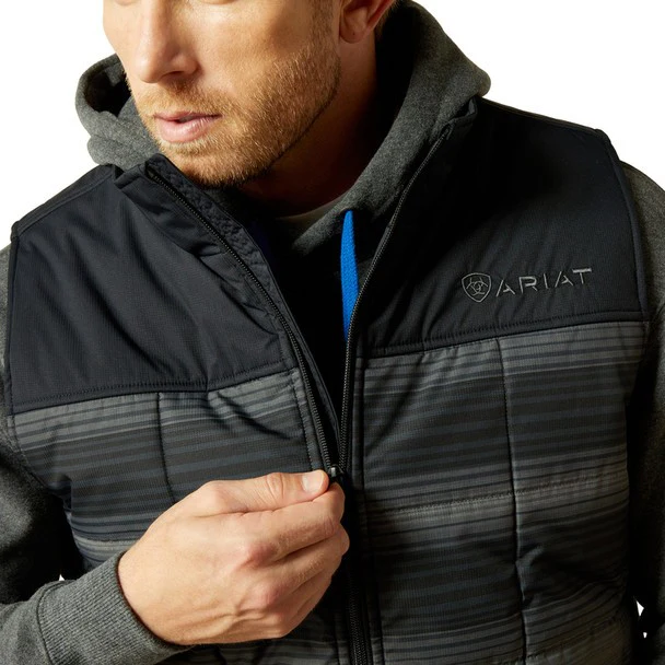 Ariat Men's Crius Insulated Vest - Serape/Black - Image 5