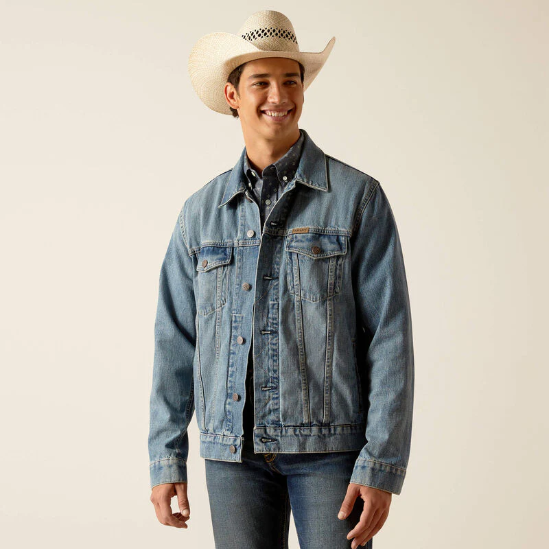 Ariat Men's Denim Trucker Jacket - Roby