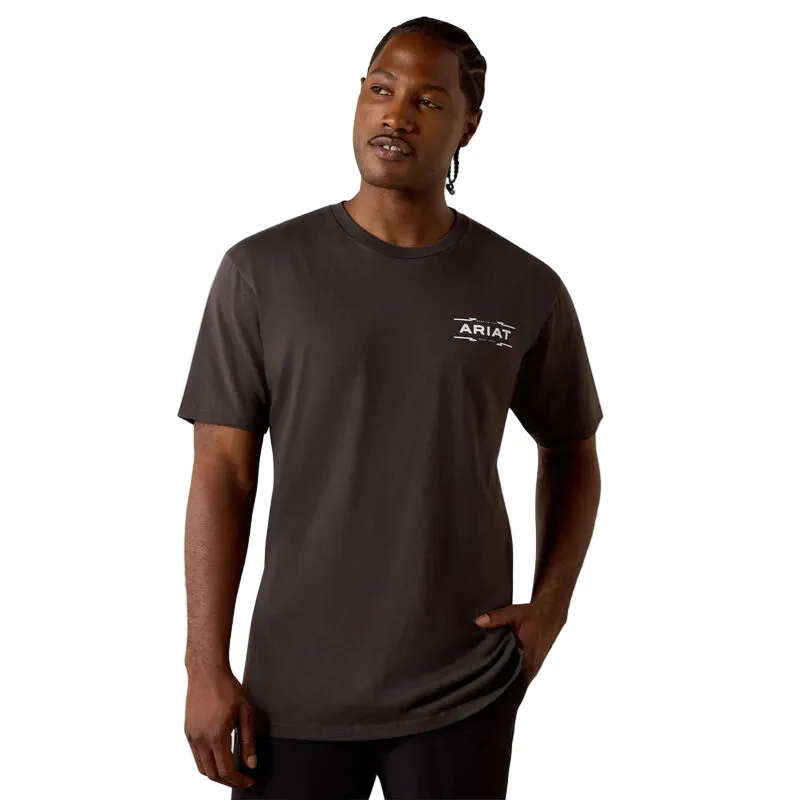 Ariat Men's Diamond Canyon Classic Fit Tee Shirt - Vintage Black