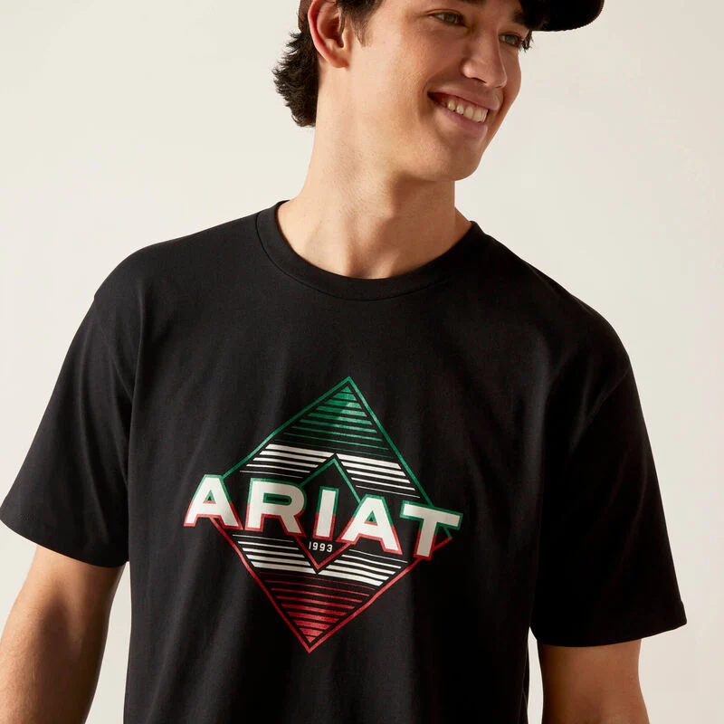 Ariat Men's Durango Diamond T-Shirt - Black - Image 3