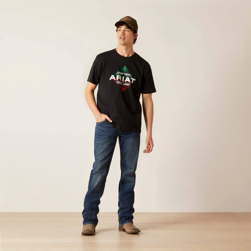 Ariat Men's Durango Diamond T-Shirt - Black - Image 4