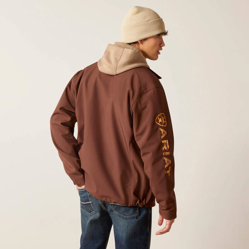 Ariat Men's Fleece Chimayo Jacket - Shaved Chocolate - Image 2
