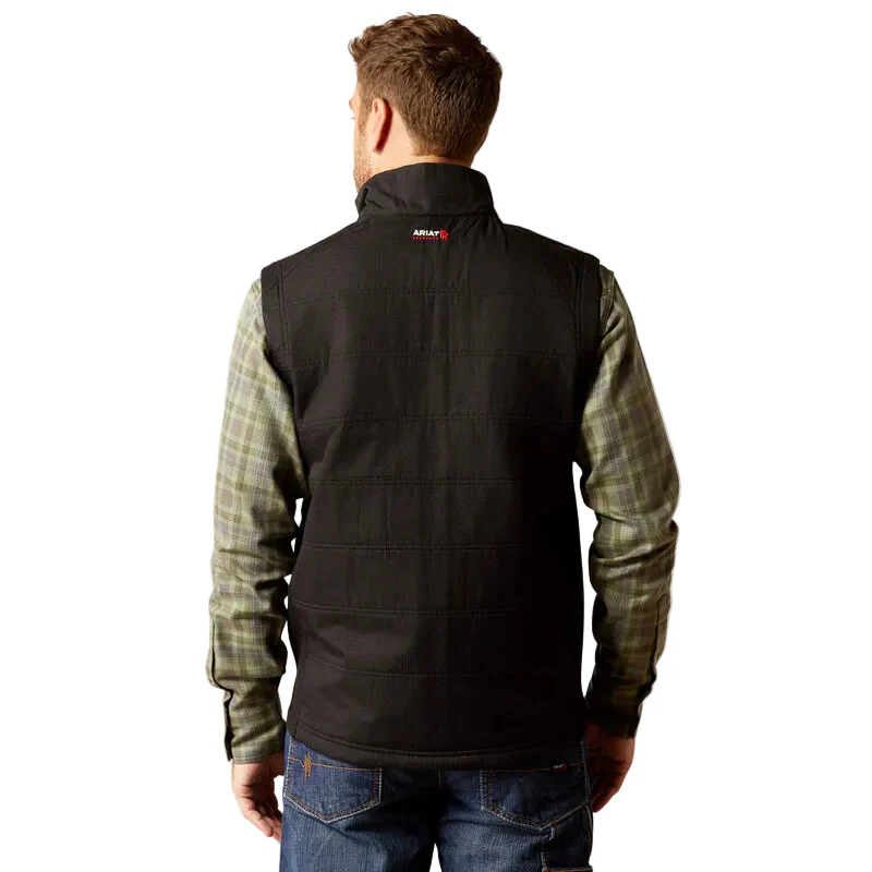 Ariat Men's FR Cloud 9 2.0 Insulated Vest- Black - Image 2