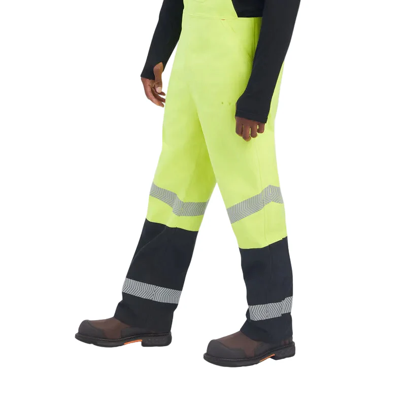 Ariat Men's FR Hi Vis Waterproof Bib - Hi Vis Yellow - Image 4
