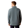 Ariat Men's FR Primo Fleece 2.0 1/4 Zip Hoodie - Charcoal Grey - Image 4