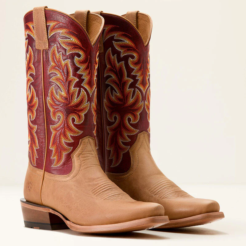 Ariat Men's Futurity Champ Western Boots - Flaxen Tan - Image 6