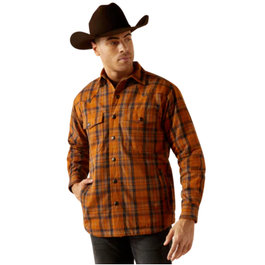 Ariat Men's Harvey Retro Shirt Jacket - Roasted Pecan