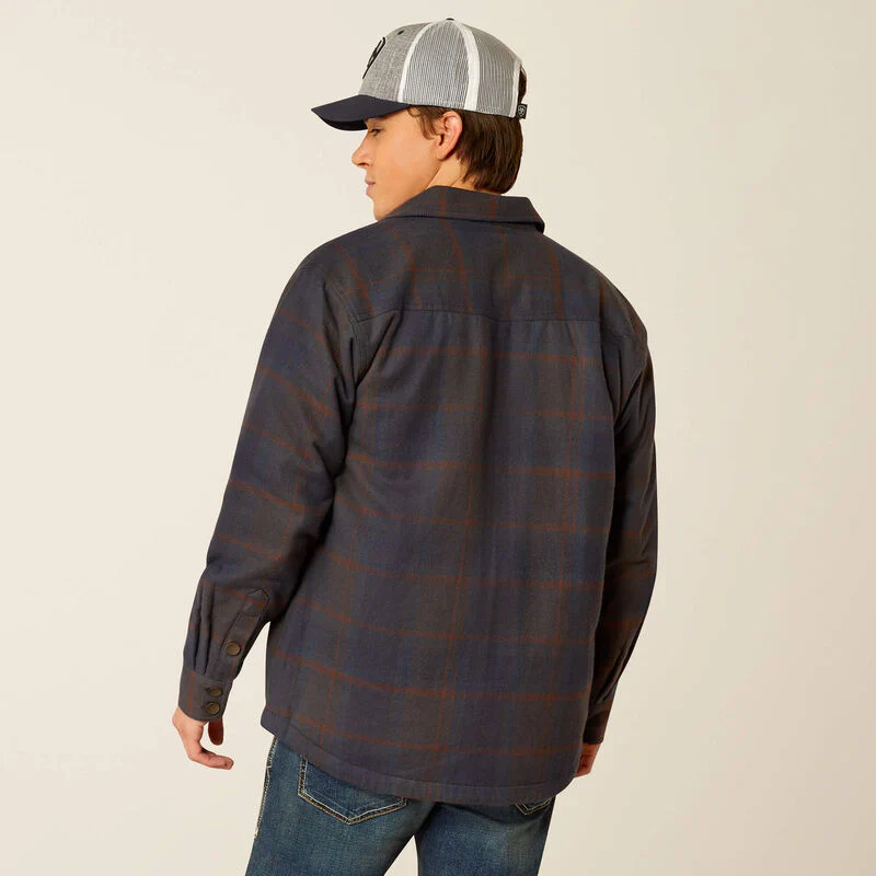 Ariat Men's Herbert Retro Shirt Jacket- Parisian Night - Image 2