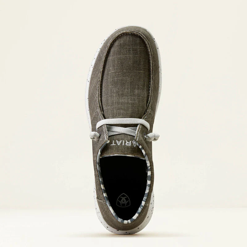 Ariat Men's Hilo Shoes - Grey Noir/Shattered Charcoal - Image 4