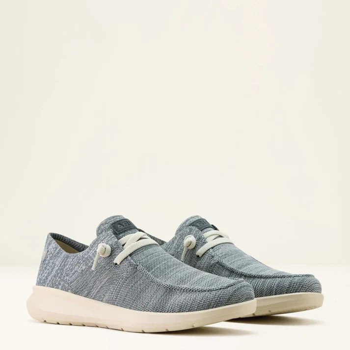 Ariat Men's Hilo Shoes - Medium Grey Knit - Image 5