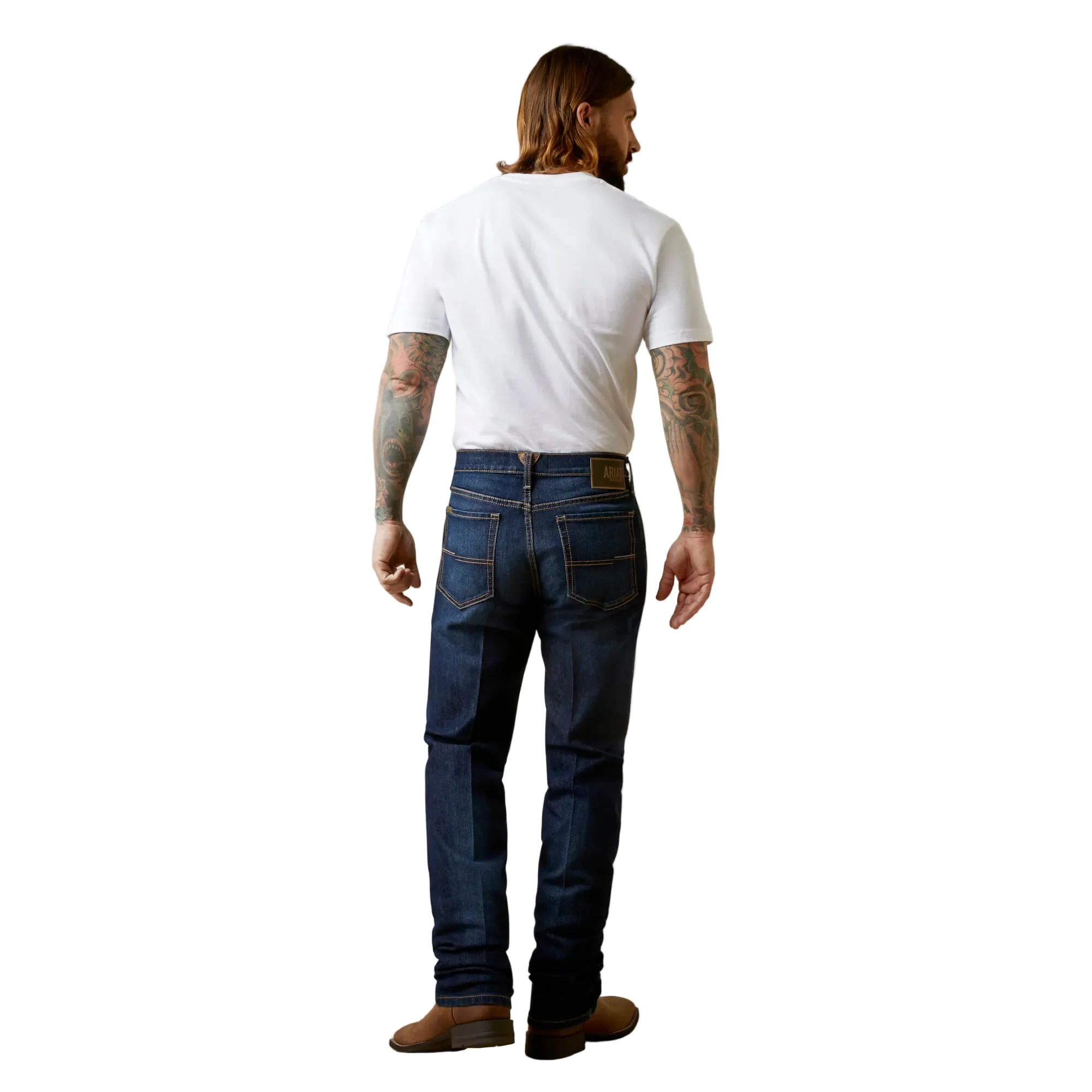 **Ariat Men's M1 Vintage Hansen Straight Jeans - Clayton - Image 2