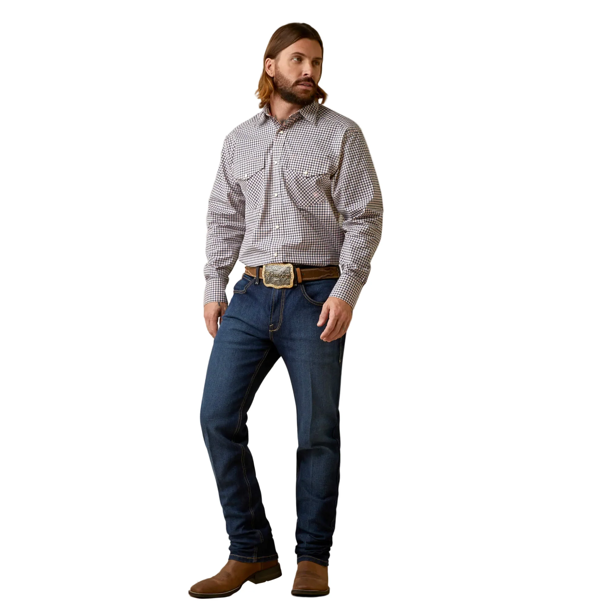 **Ariat Men's M1 Vintage Hansen Straight Jeans - Clayton - Image 3