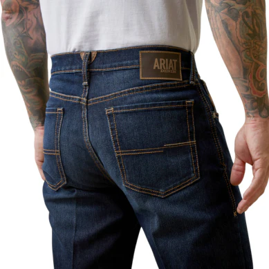 **Ariat Men's M1 Vintage Hansen Straight Jeans - Clayton - Image 5