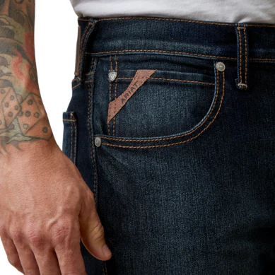 **Ariat Men's M1 Vintage Hansen Straight Jeans - Clayton - Image 6