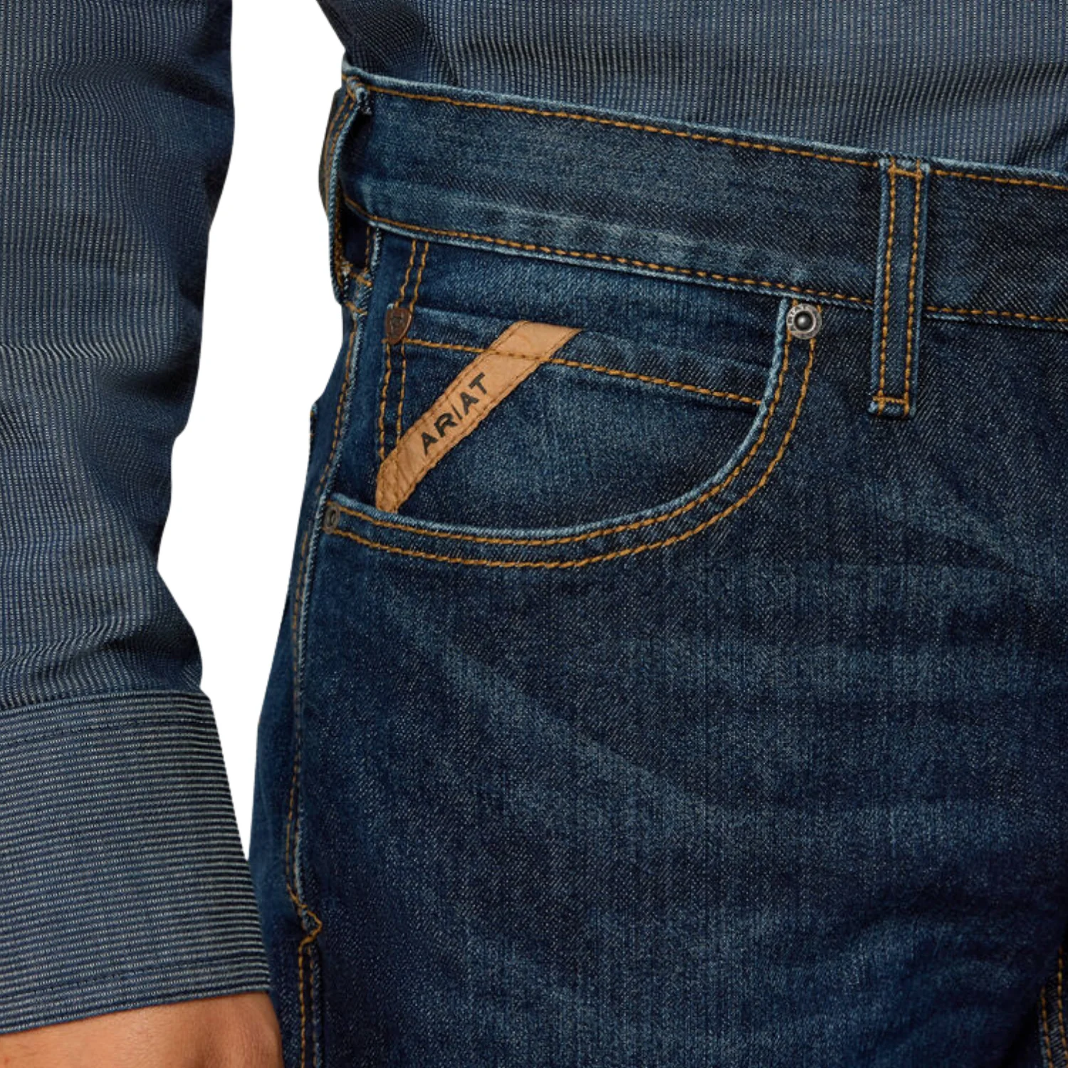 Ariat Men's M4 Relaxed Darian Boot Cut Jean - Sullivan - Image 5