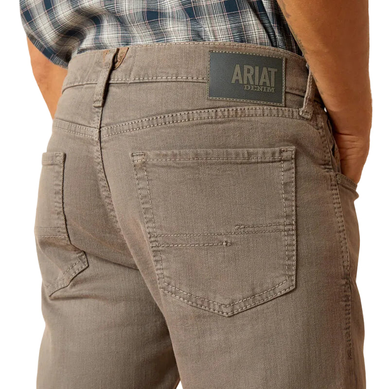**Ariat Men's M5 Hansen Straight Jeans - Fossil - Image 4