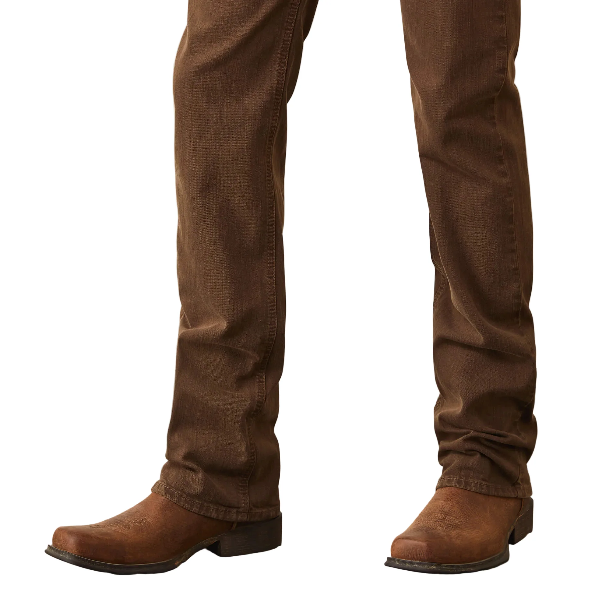 **Ariat Men's M7 Grizzly Straight Jeans - Peat - Image 6