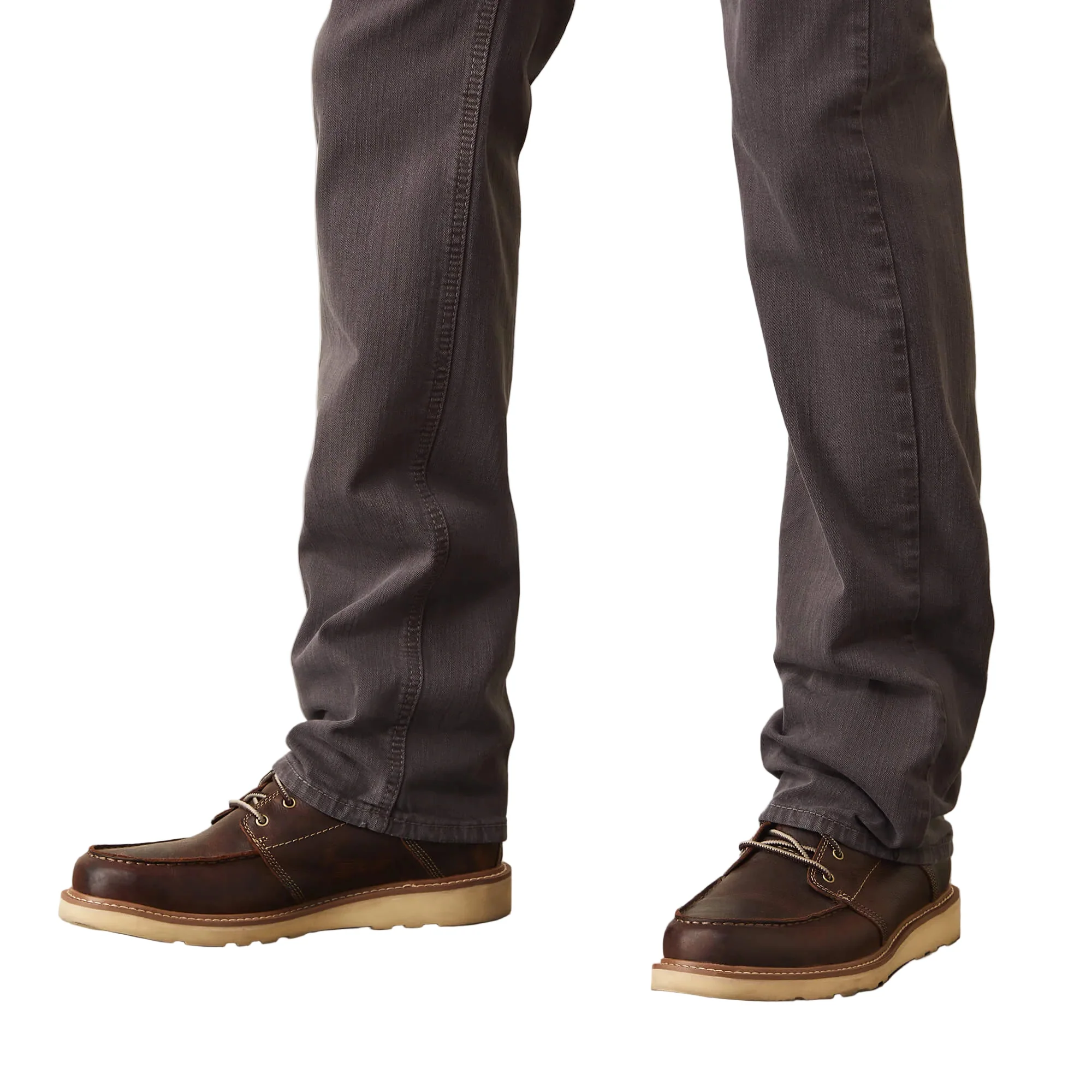 **Ariat Men's M7 Straight Grizzly Straight Jeans - Charcoal - Image 6