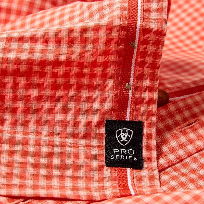 Ariat Men's Pro Nicolas Short Sleeve Shirt- Paprica - Image 3
