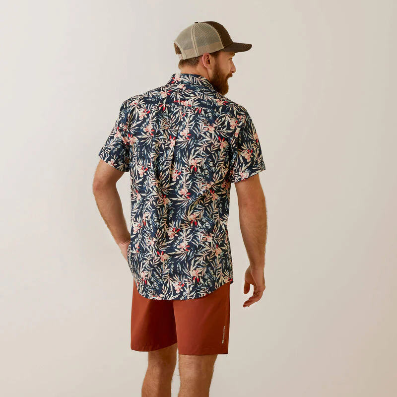 Ariat Men's Omer FTD SS Shirt Midnight - Image 2