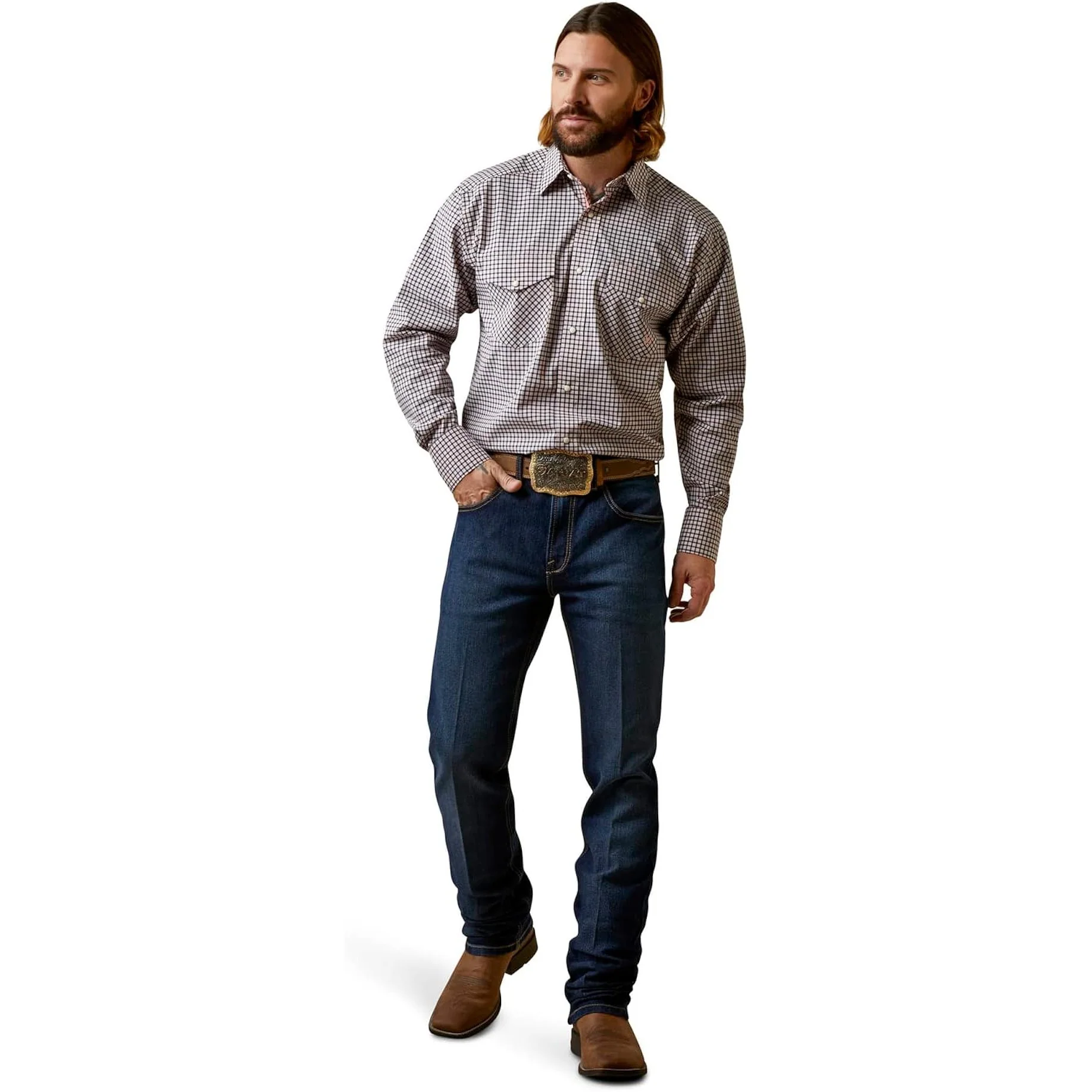 Ariat Men's Oswald Classic Snap LS Shirt - Image 4