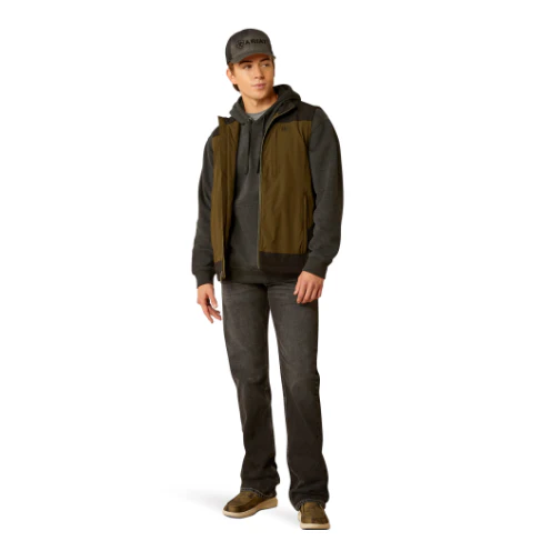 Ariat Men's Pioneer Stretch Shell Vest - Relic - Image 3