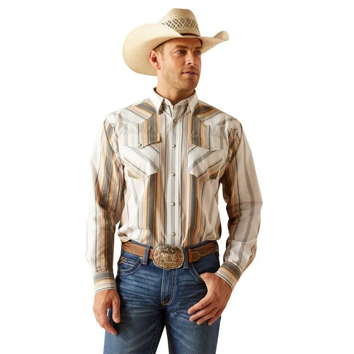 Ariat Men's Pro Evan Snap Long Sleeve Shirt - Image 3