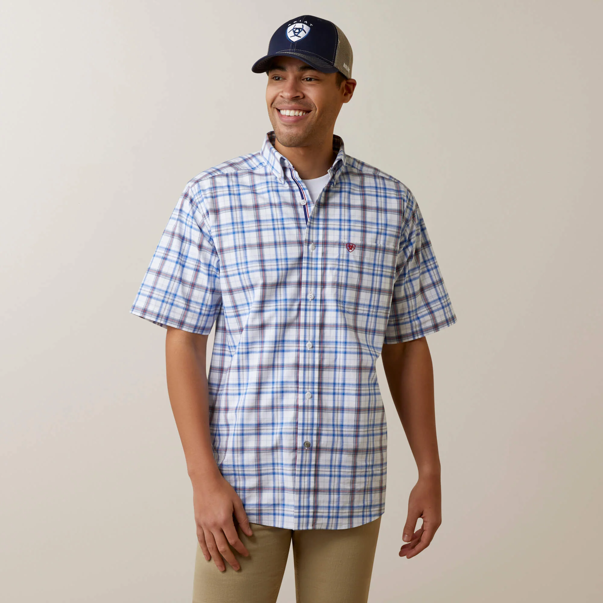 Ariat Men's Pro Jacoby Classic SS Shirt  White