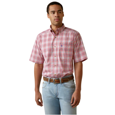 Ariat Men's Pro Jermaine Classic Fit Shirt - Red
