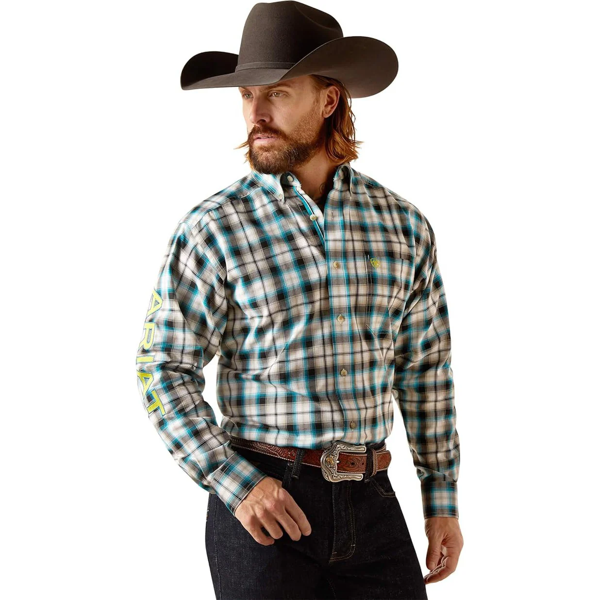Ariat Men's Pro Series Team Cannon Classic Fit Shirt - White