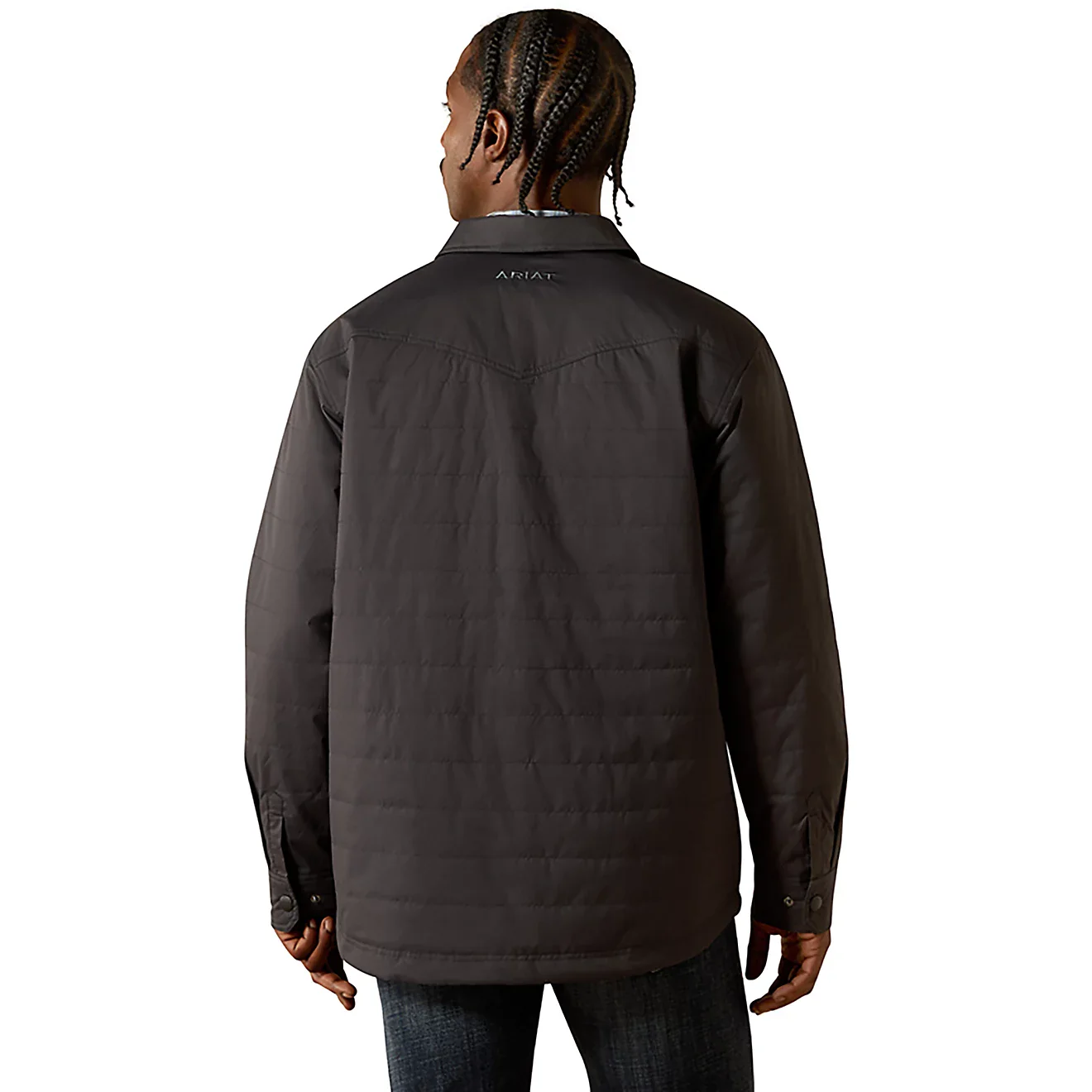 Ariat Men's Quilted Shirt Jacket - Phantom - Image 2