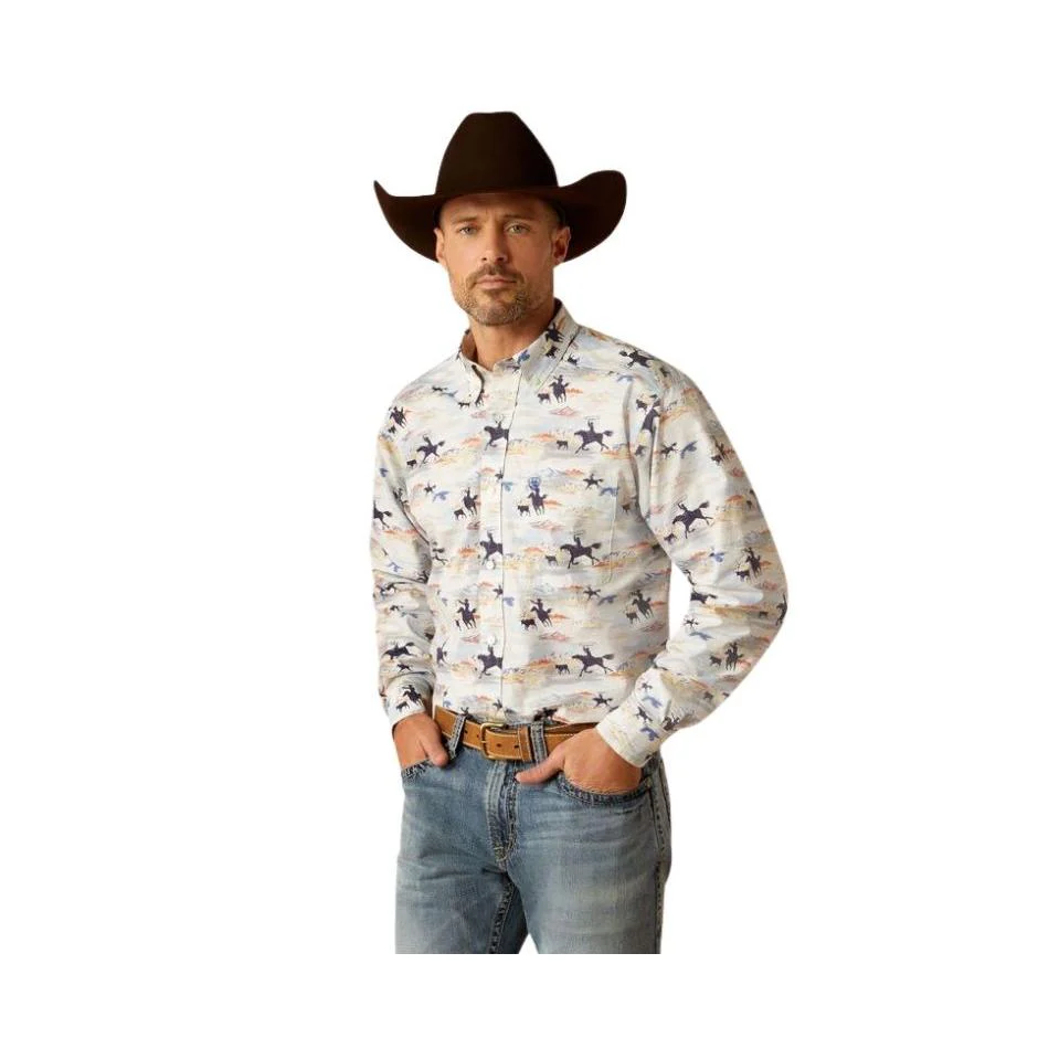 Ariat Men's Ryker Long Sleeve Shirt - Light Blue