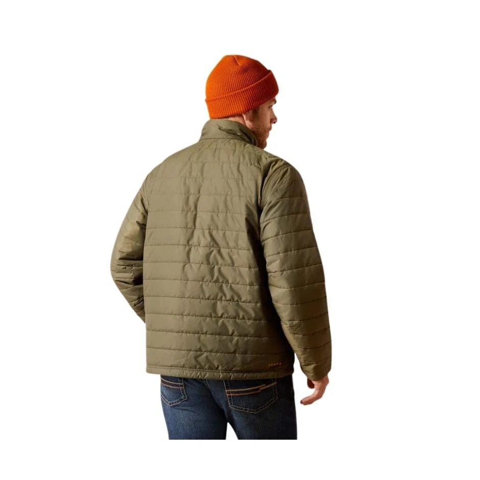Ariat Men's Rebar Cordura Ripstop Lightweight Insulated Jacket - Green/Beetle - Image 2