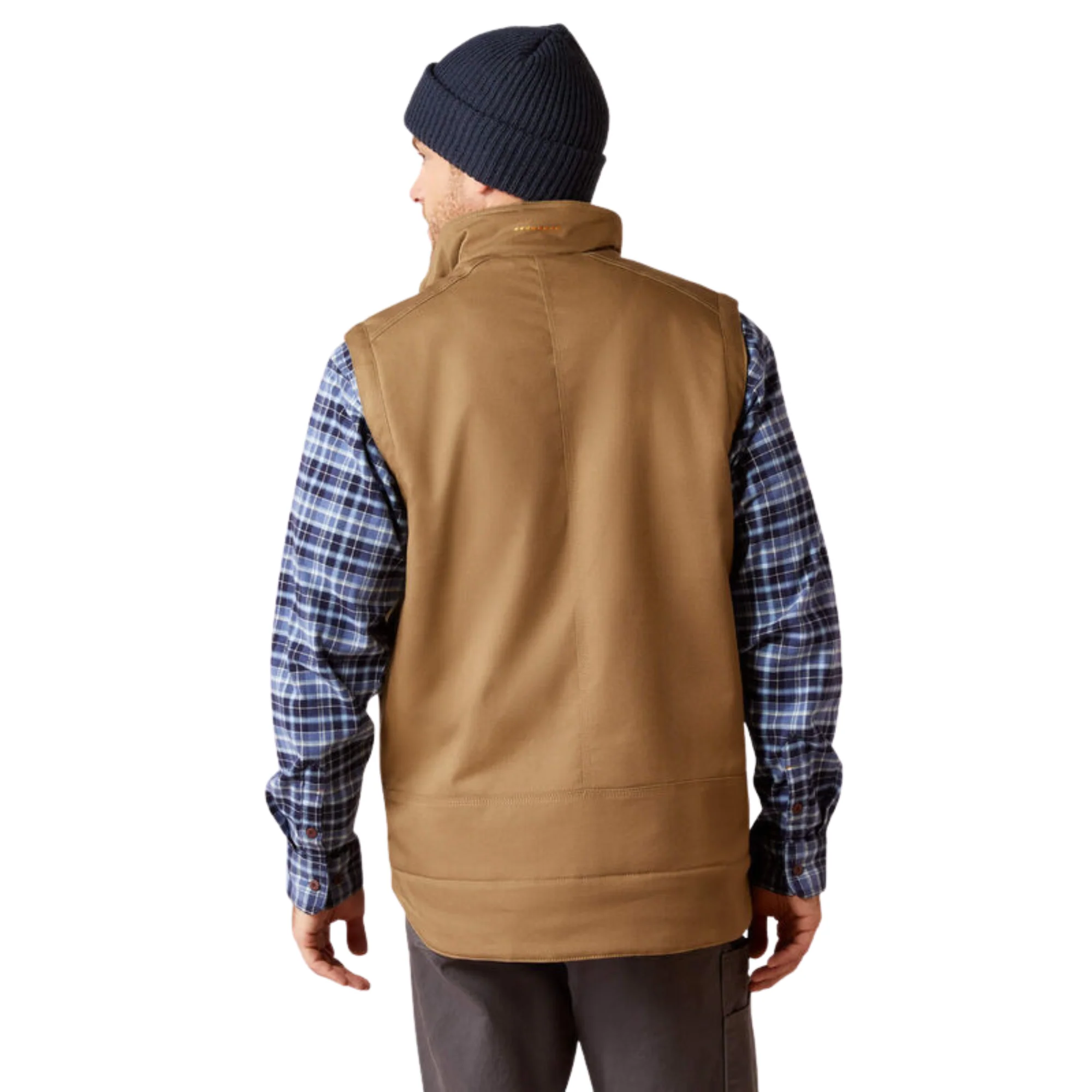 Ariat Men's Rebar DuraCanvas Vest Field Khaki - Image 2