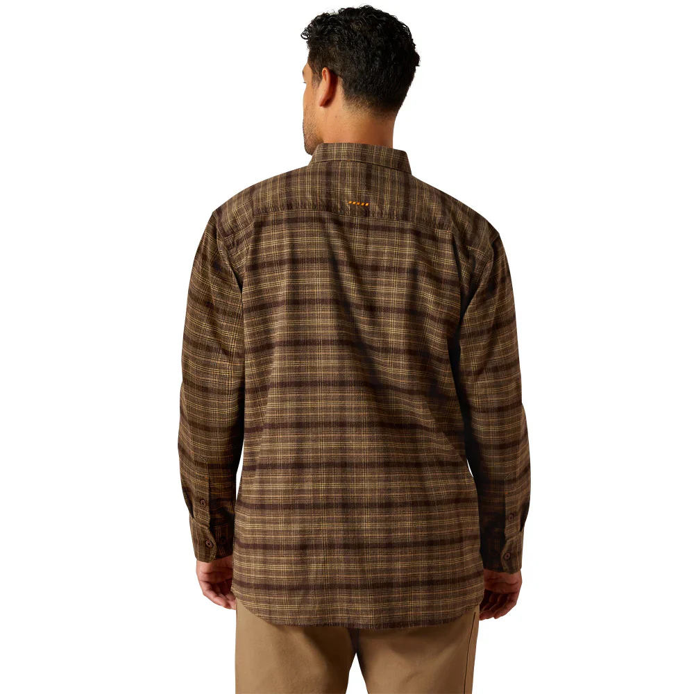 Ariat Men's Rebar Flannel Durastretch Work Shirt - Wren - Image 2