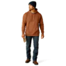 Ariat Men's Rebar Graphic Hoodie - Aztec/Coffee Bean - Image 4