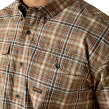 Ariat Men's Rebar Made Tough VentTEK DuraStretch Short Sleeve Work Shirt - Pinecone - Image 5