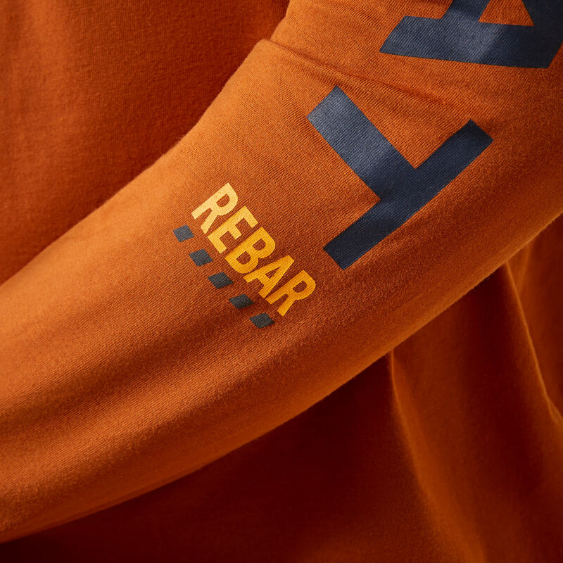 Ariat Men's Rebat Workman Logo Shirt - Carmel Cafe/Seaborne - Image 6