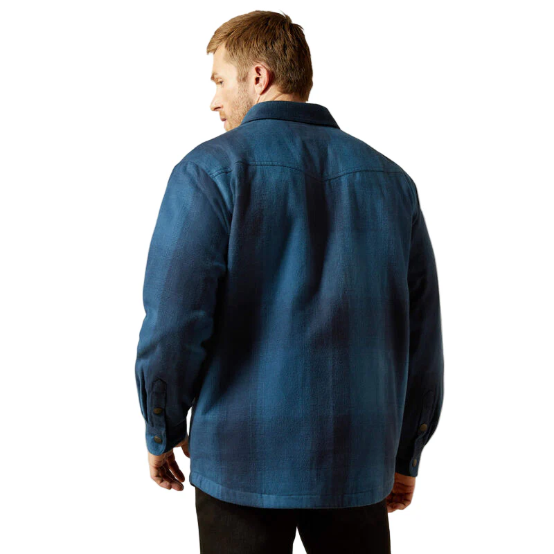 Ariat Men's Retro Shirt Jacket - Navy - Image 2