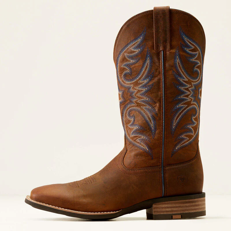 Ariat Men's Ricochet Cowboy Boots - Weathered Chestnut - Image 2