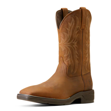 Ariat Men's Ridgeback Cowboy Boots - Oily Distressed Tan