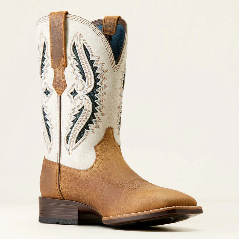 Ariat Men's Rowder VentTEK 360° Western Boots - Marbled Tan/White - Image 6